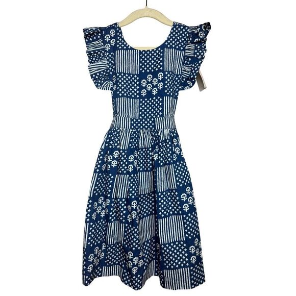 Julia Amory Honor Dress in Stonington Patchwork Girls Sz. 4 - Picture 1 of 5